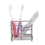 Sostenedor De Cepillo De Dientes Smilesun De Acero Inoxidable Con Diseño Ondulado