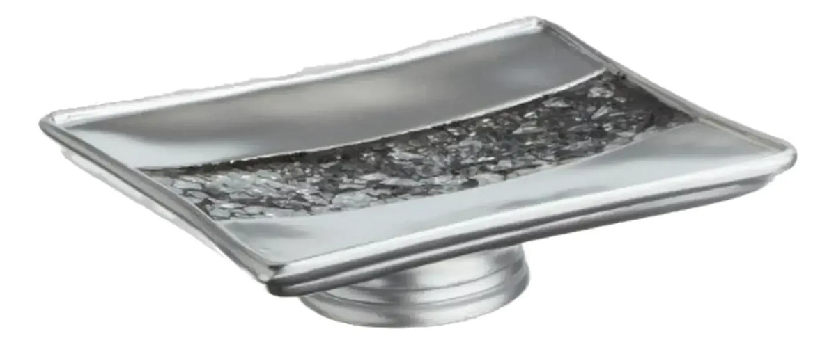 Plato De Jabón Popular Sinatra Silver De Bath