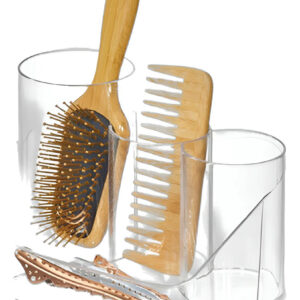 Interdesign Clarity Organizador Para El Cuidado Del Cabello Blanco