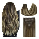Cabello Humano Chocolate 35 Cm 110 Gramos Chocolate