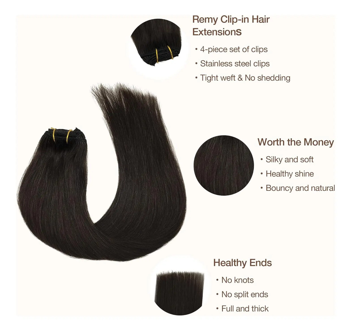 Extensiones Cabello Humano Remi 35 Centímetros - Image 3