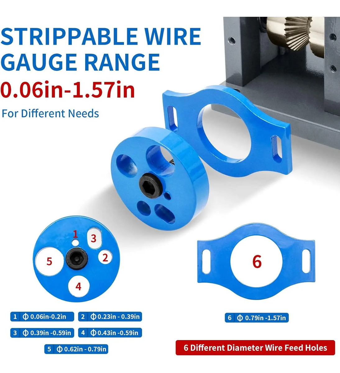 Máquina Manual Para Pelar Cables 1.5-40mm Portátil Con Maniv - Image 3
