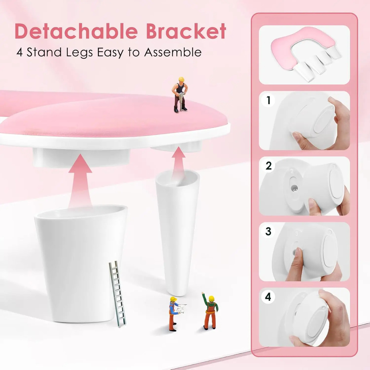 Reposabrazos En Forma De U Para Manicura Tamaño Grande Mater - Image 3