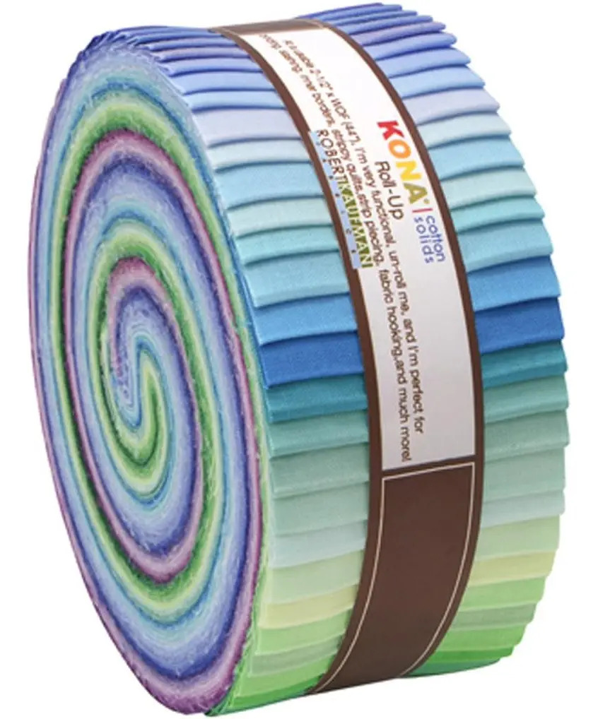 Rollo De Tiras Kona Solids Palette Sunset De 15,24 Cm De Anc