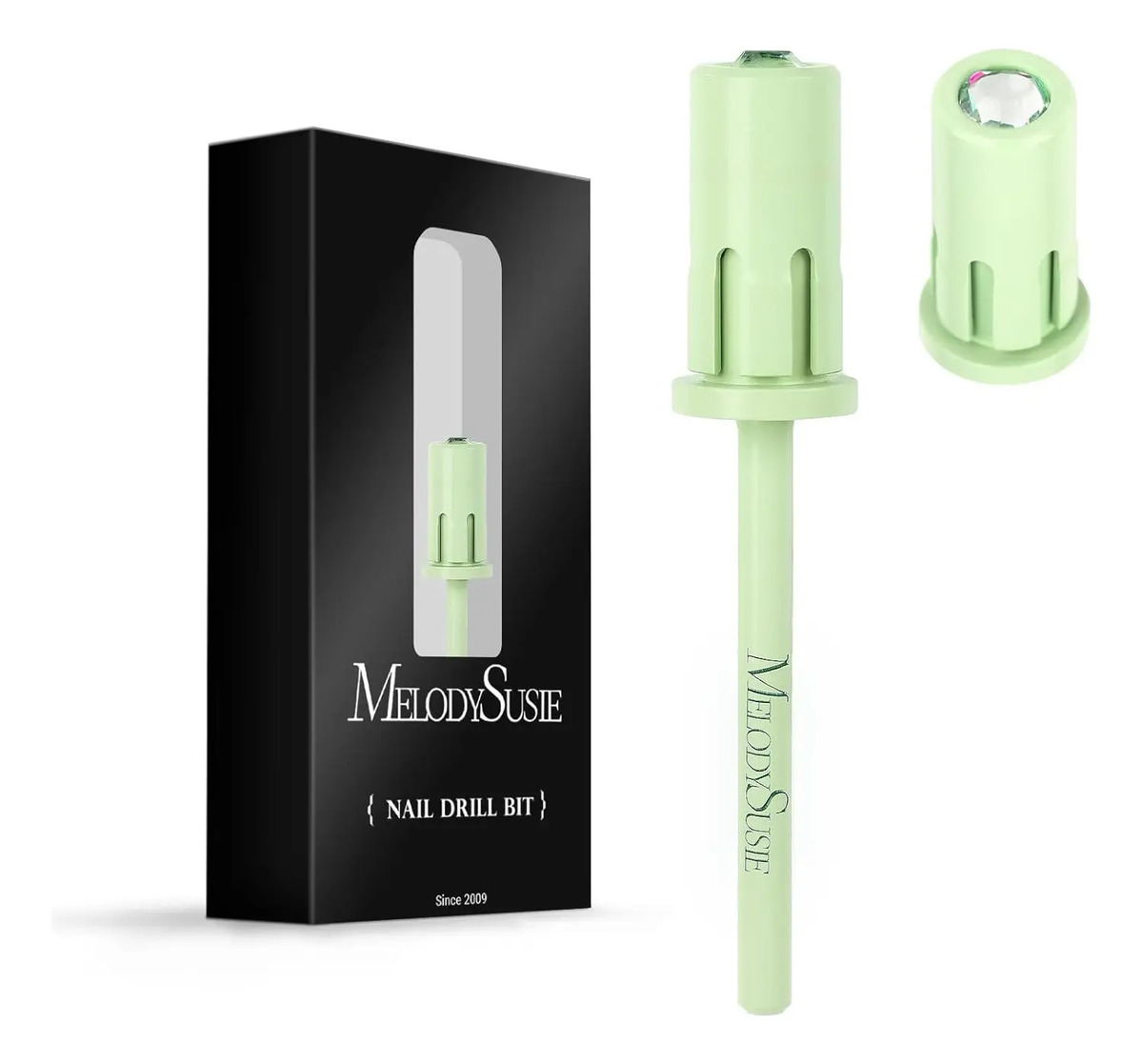 Broca Para Uñas De Cristal Melodysusie, Fácil De Quitar, 2,4