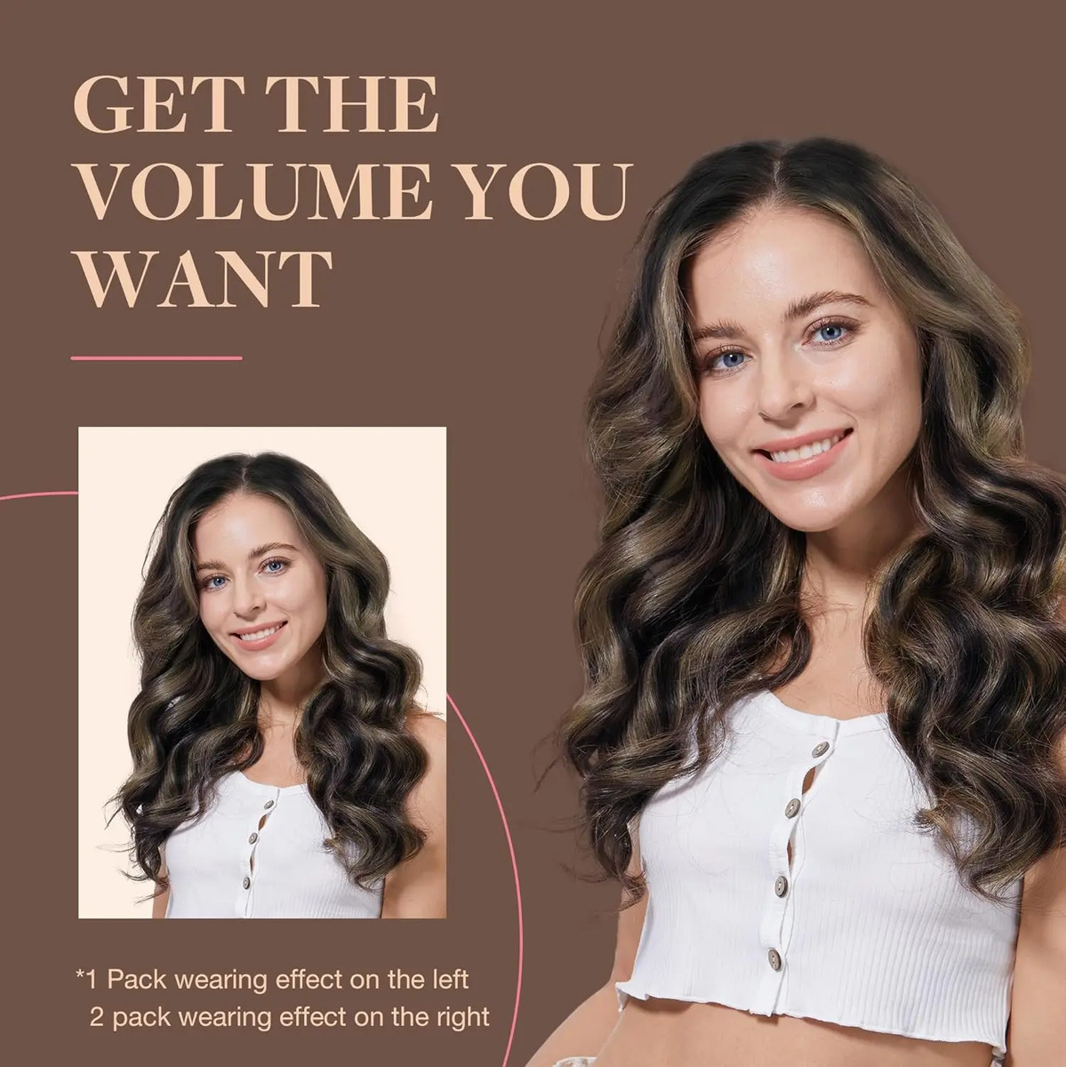 Extensiones De Cabello Natural 50cm Para Mujer - Image 7