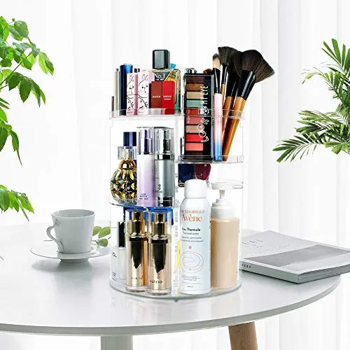 Organizador Maquillaje Giratorio 360° Sanipoe 6 Compartimentos - Image 2