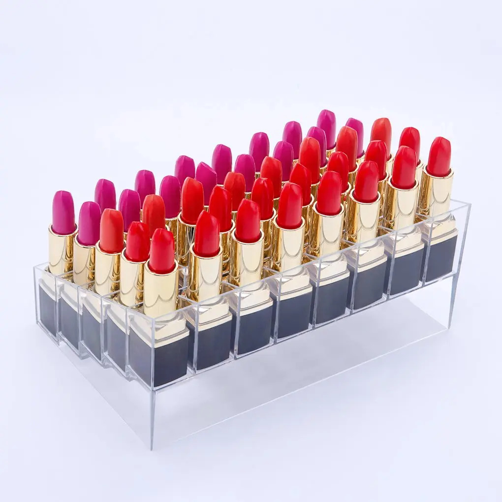 Benbilry Organizador Lápiz Labial 40 Espacios Blanco - Image 5