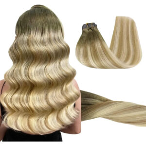 Cabello Humano Remy Natural 35 Cm Natural