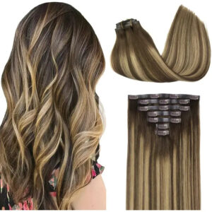 Cabello Humano Remy 45cm Marrón Marrón