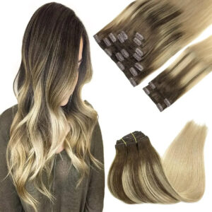 Cabello Humano Natural 40 Cm Marrón Chocolate Marrón Chocolate