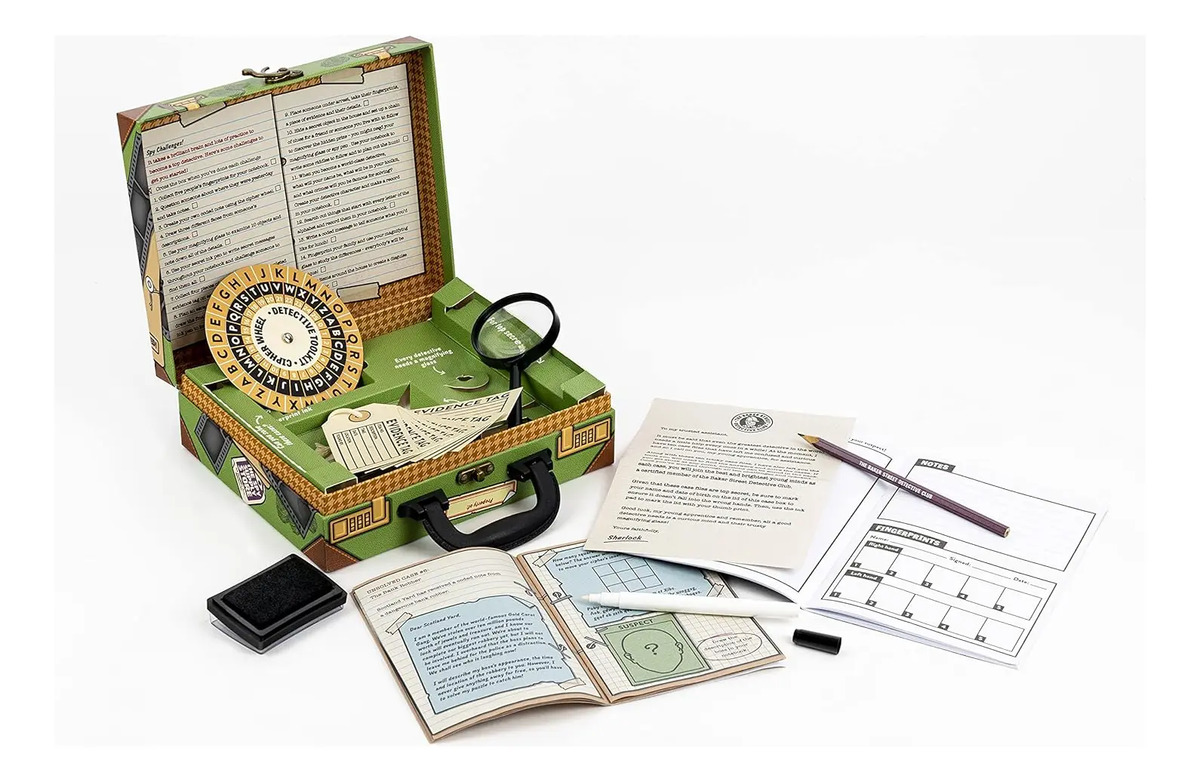 Kit De Sherlock Holmes Para Resolver Misterios, 10 Herramien - Image 3