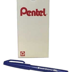 Pentel Arts Sign Pen Touch, Punta De Pincel De Fude, Tinta A