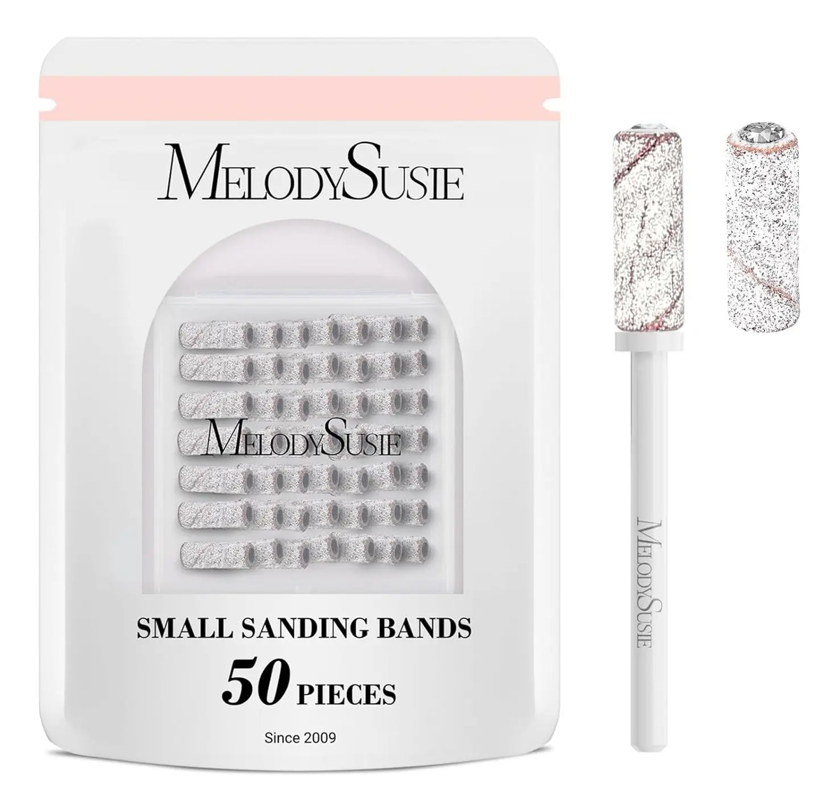 Pulseras De Lija Para Uñas De 3,1 Mm Y 120 Granos Para Manic