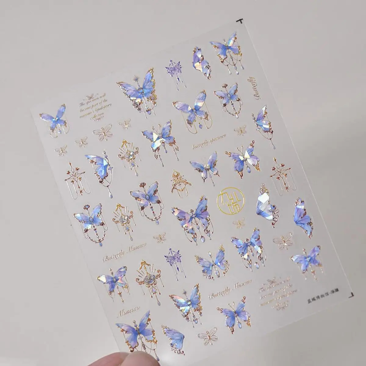 Pegatinas De Mariposa Para Uñas De Mujer Diseño De 5d Con Co - Image 5