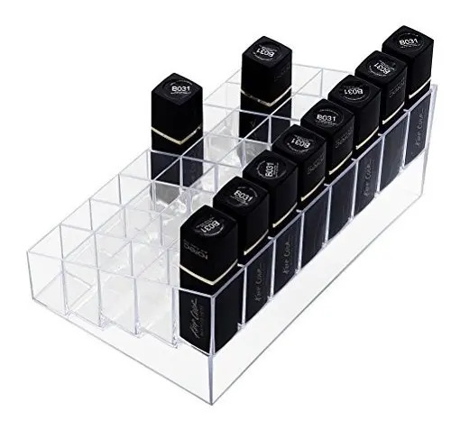 Lápiz Labial, Hblife 40 Espacios Clear Acrylic Lipstick Orga - Image 4