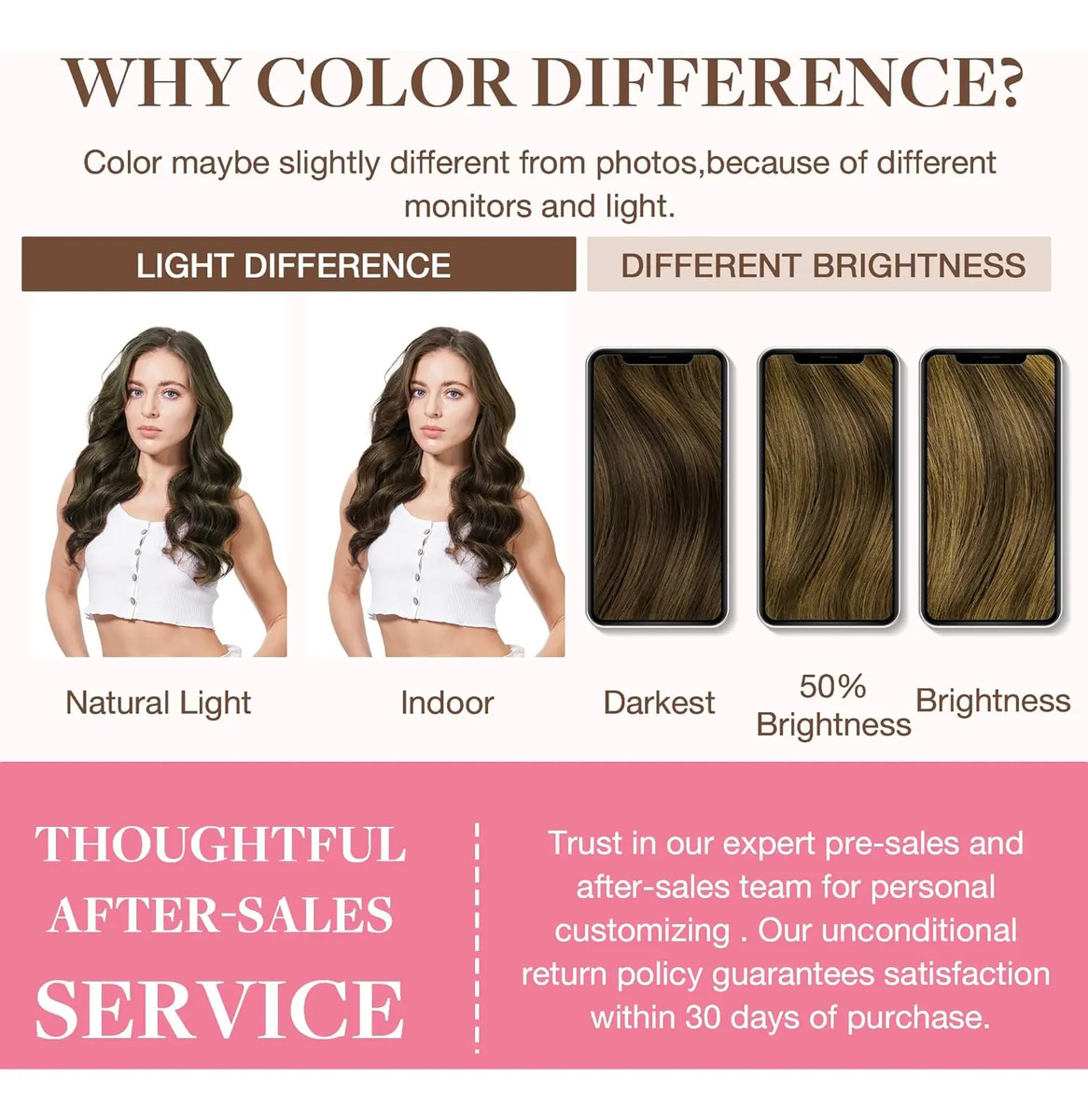 Extensiones De Cabello Humano Remy 45 Cm Marrones - Image 6