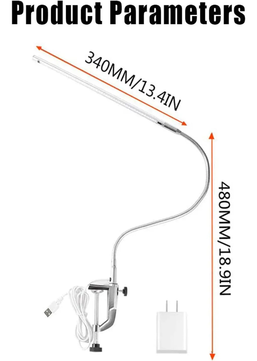Lámpara De Escritorio Led Dimmable 8-10w Para Manicure Y Lec - Image 6