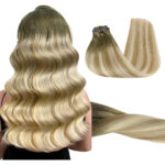 Cabello Clip-in Humano Natural 45 Cm 130g Bahameño