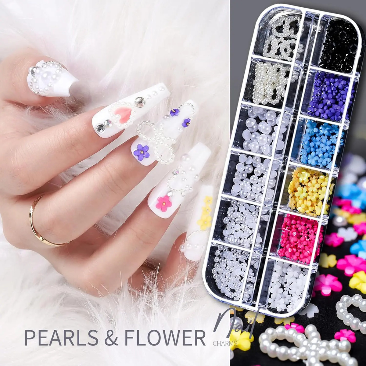 Kit De Arte De Uñas Con 15 Láminas De Calcomanías Doradas Y - Image 5