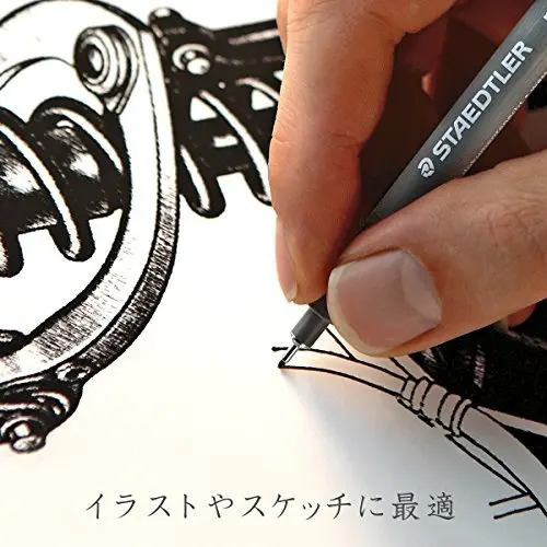 Staedtler Pigment Liner, 0.7mm, Tinta Negra (308-0.7) - Image 5