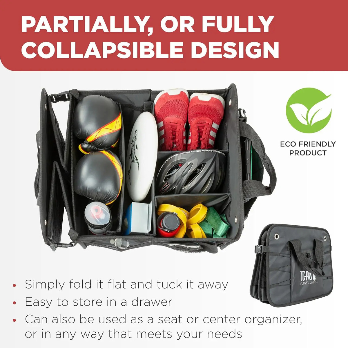 Organizador De Cajón Grande, 3 Compartimentos Para Suv - Image 4