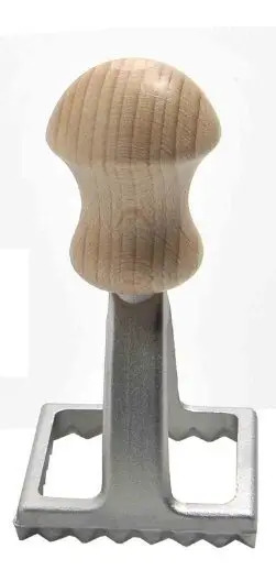 Eppicotispai Aluminio Cuadrados Ravioli Sello Con Mango De M
