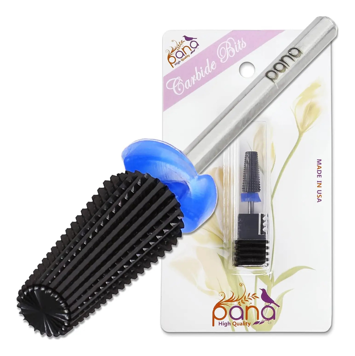 Broca De Carburo Pana 2,4 Mm Para Uñas De 13 Cm Con Doble Ro