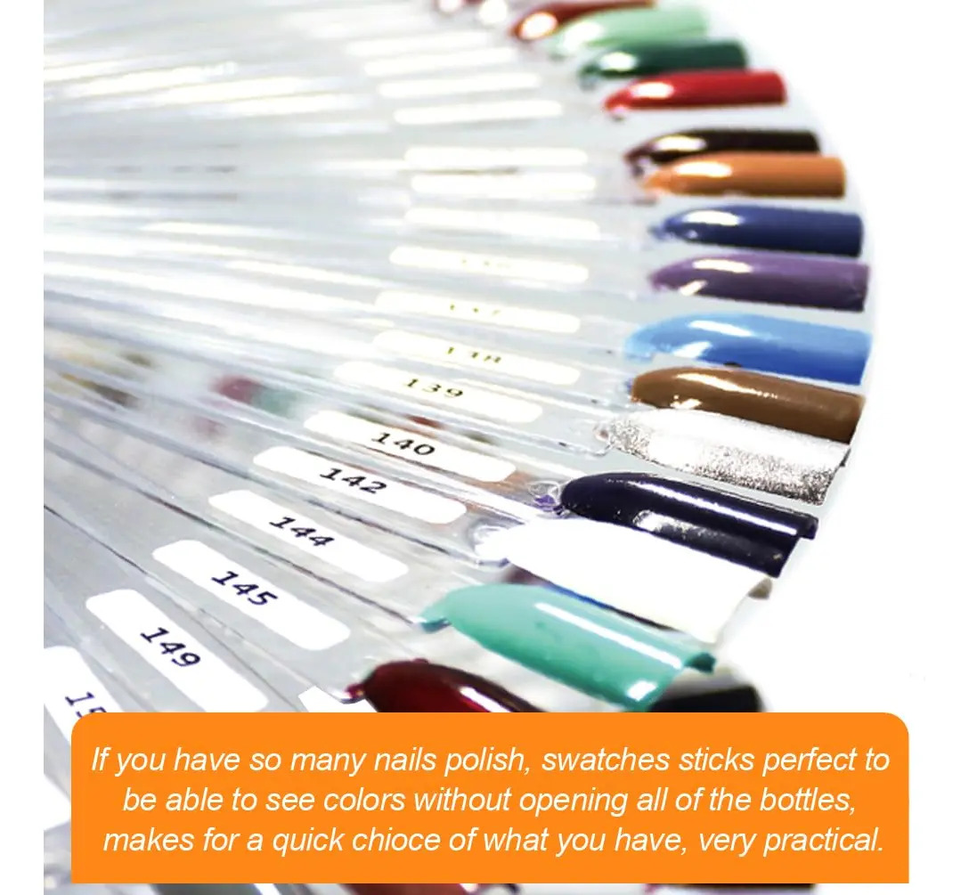 Puntas De Uñas Falsas De 100 Piezas Forma Abanico Para Práct - Image 7
