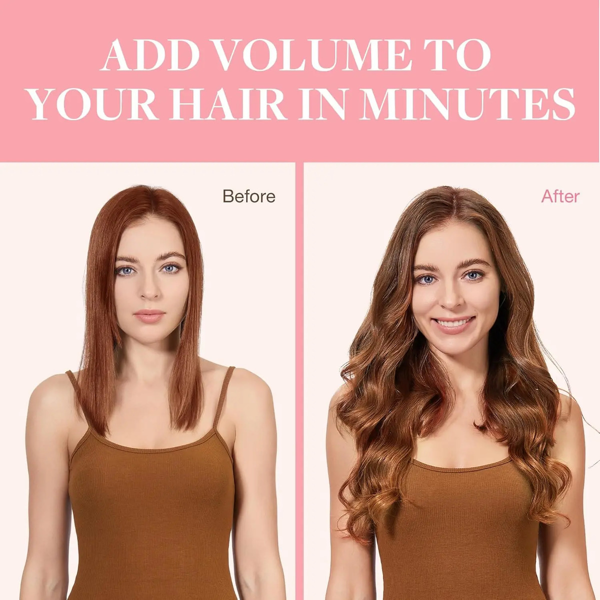 Cabello Humano Natural De 45 Cm Auburn Auburn - Image 5