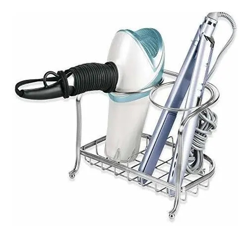 Soporte Para Secador De Pelo O Rizador Plateado Plateado - Image 3