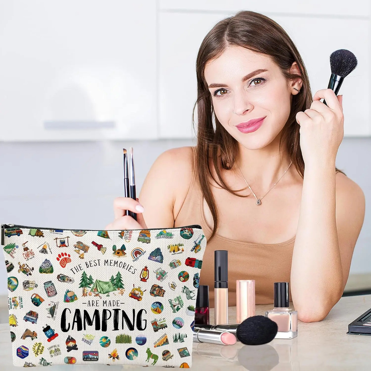 Bolso De Maquillaje Para Campamento, Regalo Para Hermana O A - Image 3