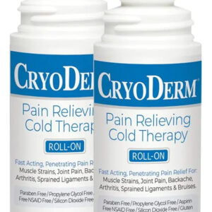 Cuidado Personal Cryoderm Roll On 3oz Paquete Con 2 Unidades