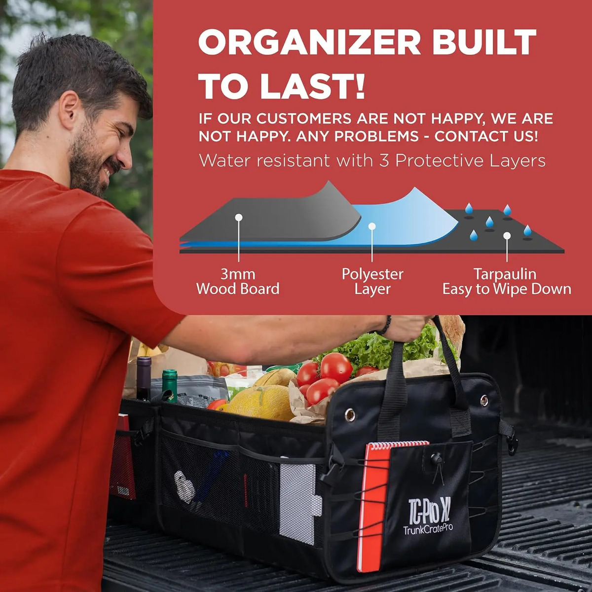 Organizador De Cajón Grande, 3 Compartimentos Para Suv - Image 3