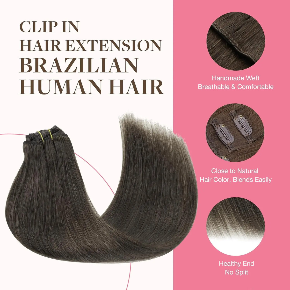 Extensiones Cabello Remy 35 Cm Marrón - Image 3
