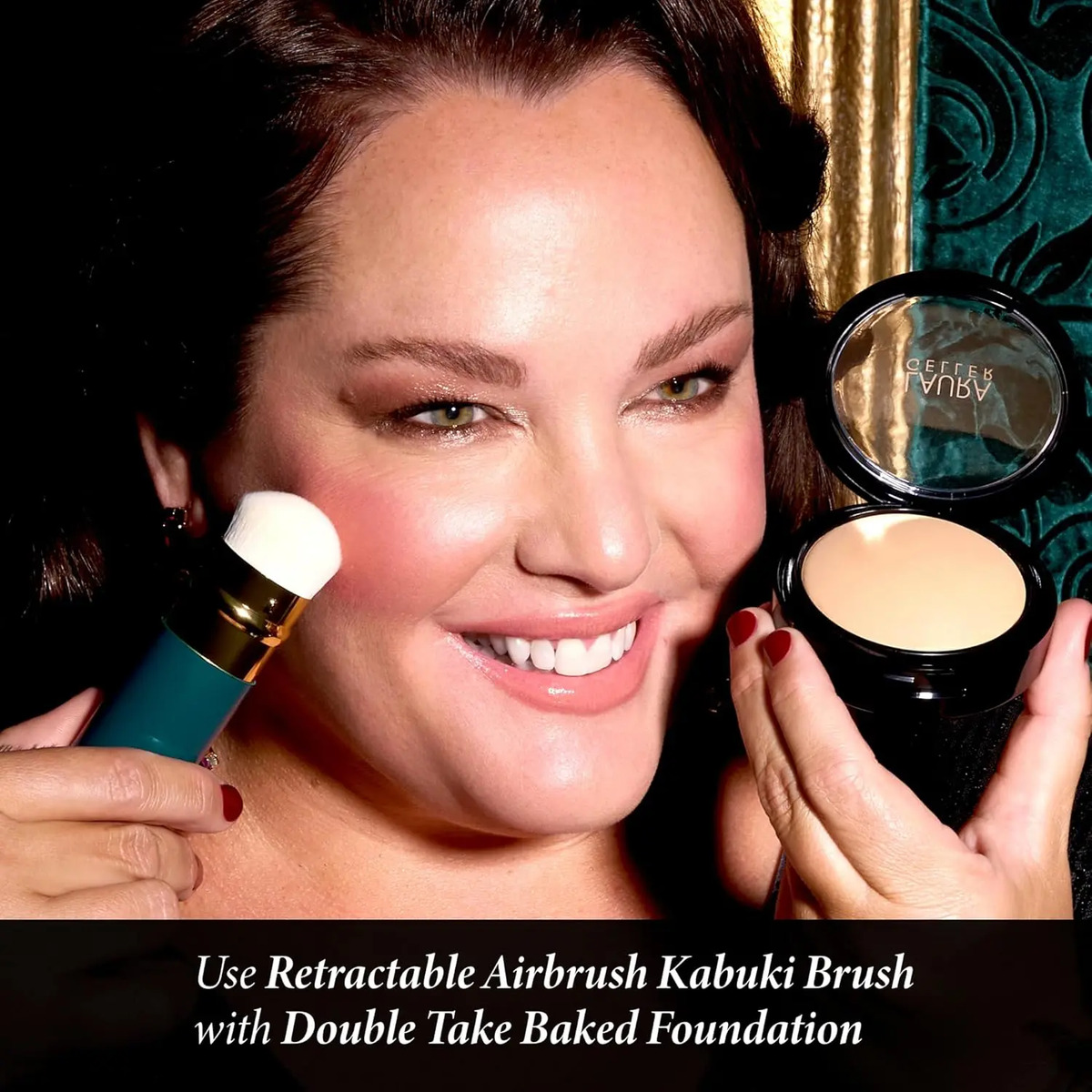 Juego De Brochas De Maquillaje De Laura Geller New York Para Negro - Image 4