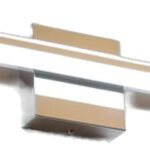 Barra De Luz Led Para Baño, 51 Cm, Cromada, 12w, Sobre Espej
