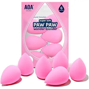 Juego 6 Esponjas Maquillaje Base Corrector Polvo Crema