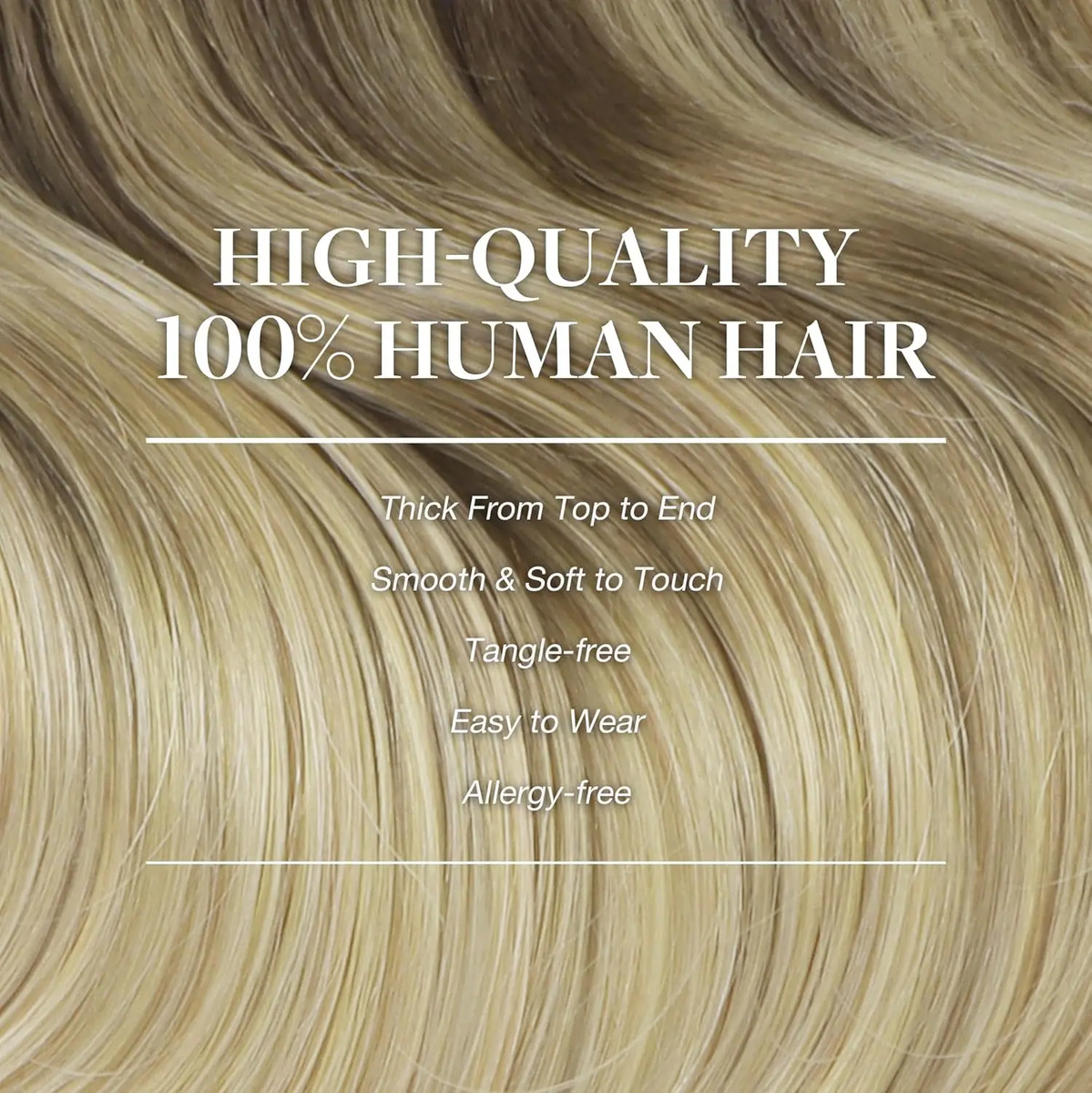 Cabello Remy 55cm 120g Marrón Chocolate Balayage - Image 4