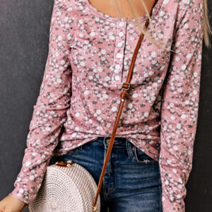 Top Rosa Floral