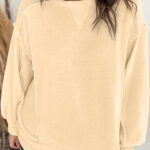 Buzo Beige Cuello Redondo