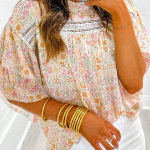 Blusa Multicolor Con Volados