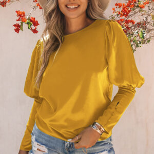 Top Amarillo Satén