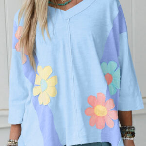 Camisa Azul Claro Oversize