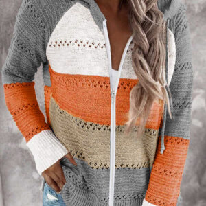 Hoodie Gris Combinado