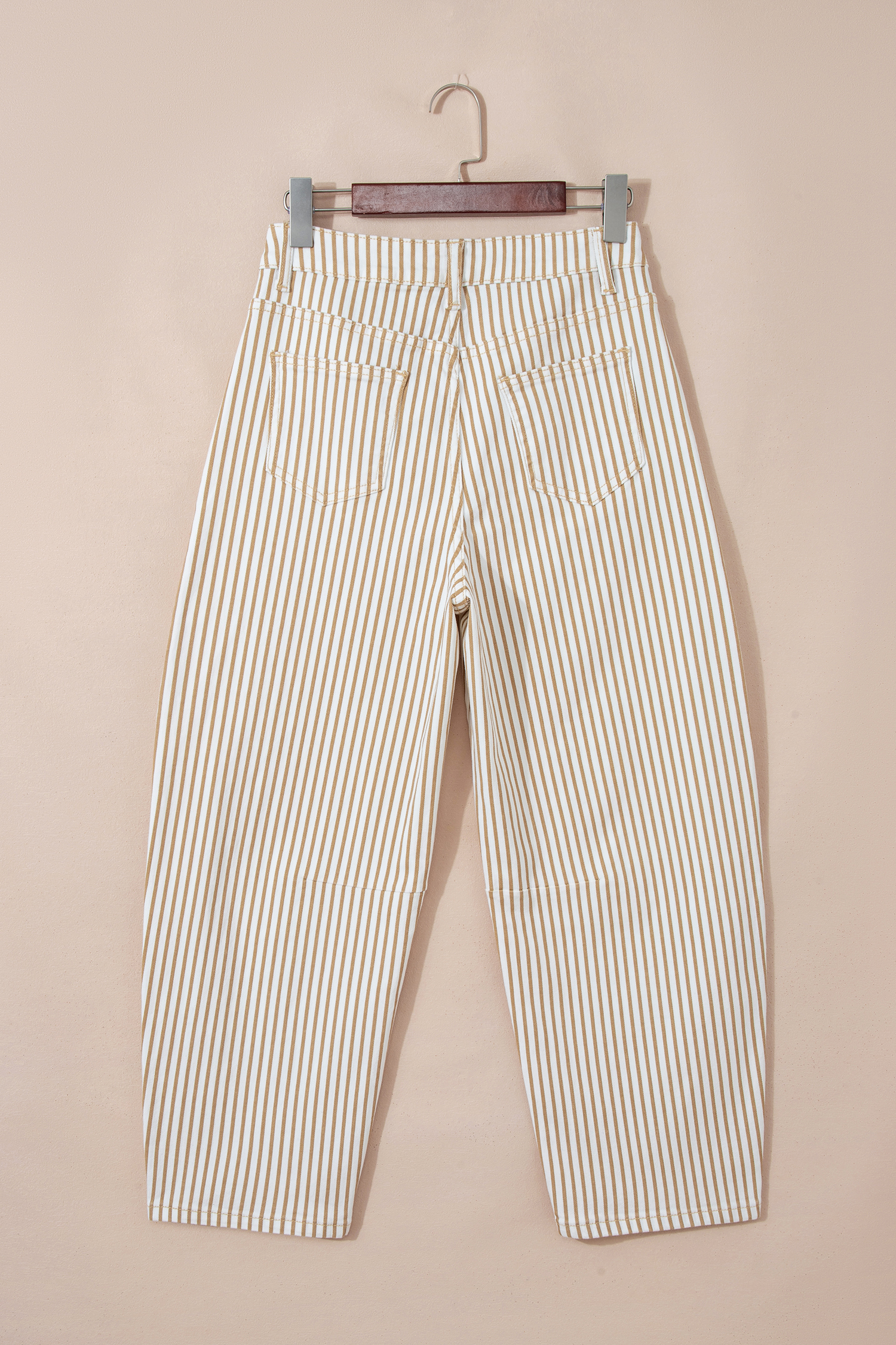 Jean Caqui Rayas Casual Barrel - Image 6