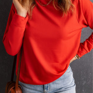 Buzo Rojo Cuello Redondo