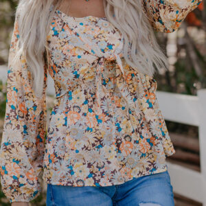 Top Multicolor Floral