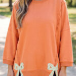 Buzo Naranja Pomelo Patchwork Holgado