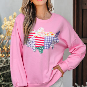 Buzo Rosa Estampado